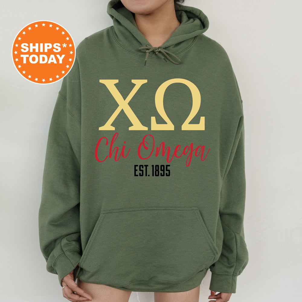 a person wearing a green hoodie with the words xq2 on it