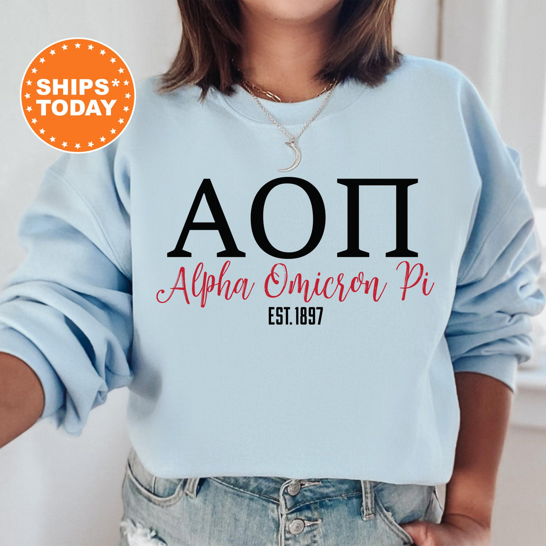a woman wearing a sweatshirt with the word aoi on it