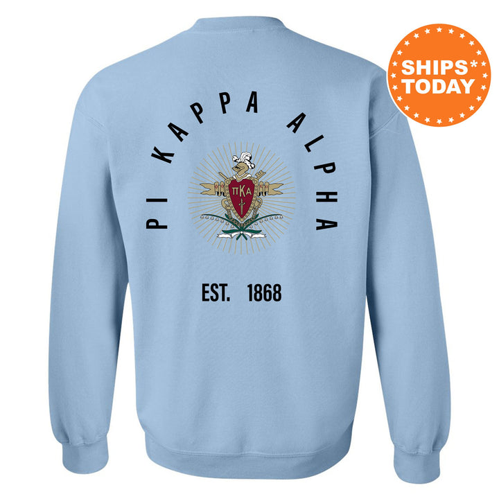 Pi Kappa Alpha Iconic Symbol Fraternity Sweatshirt | PIKE Greek Apparel | Fraternity Initiation Gift | Men Crewneck | College Sweatshirt