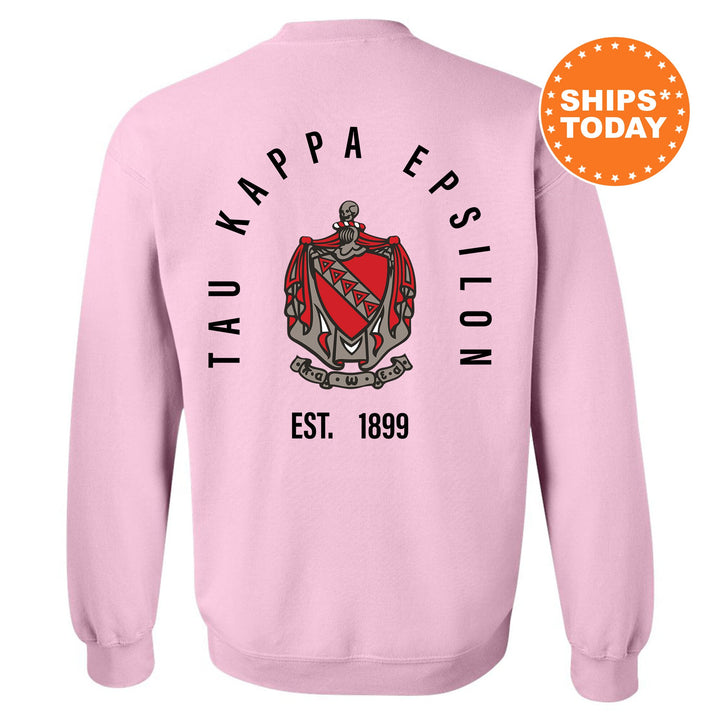 Tau Kappa Epsilon Iconic Symbol Fraternity Sweatshirt | TKE Greek Apparel | Fraternity Initiation Gift | Men Crewneck | College Sweatshirt