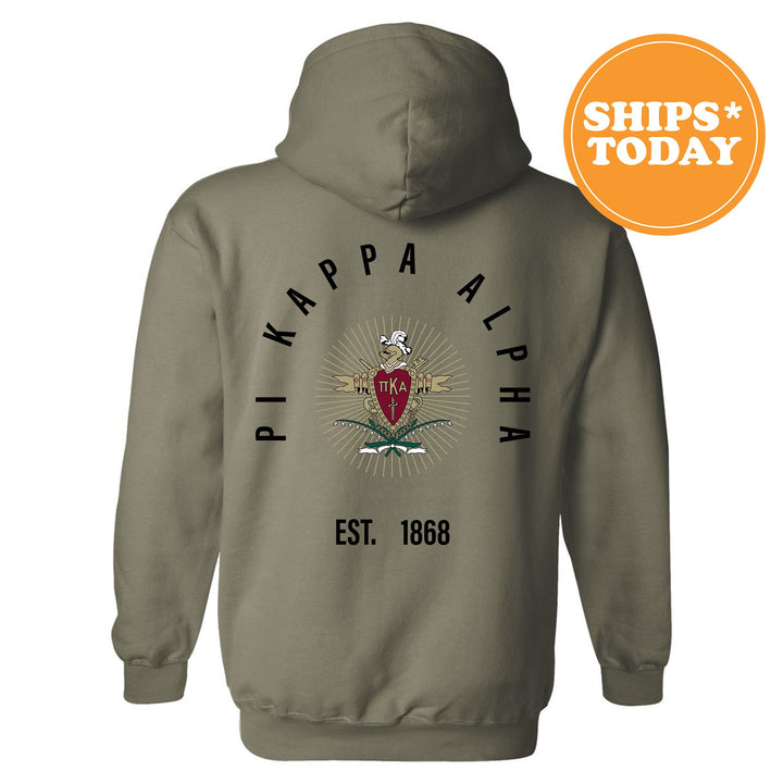 Pi Kappa Alpha Iconic Symbol Fraternity Sweatshirt | PIKE Greek Apparel | Fraternity Initiation Gift | Men Crewneck | College Sweatshirt