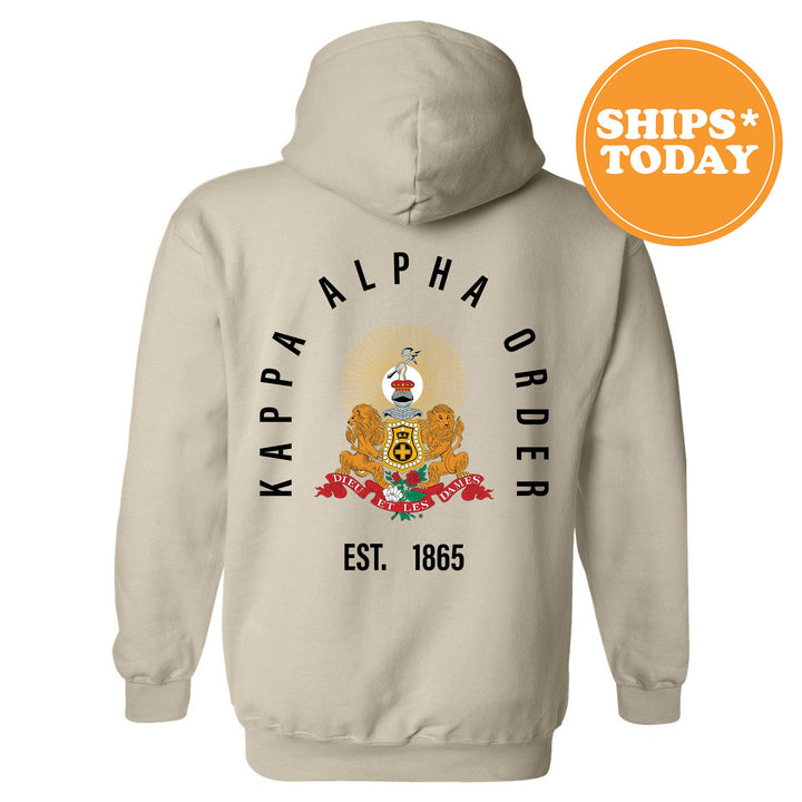 Kappa Alpha Order Iconic Symbol Fraternity Sweatshirt | Kappa Alpha Greek Apparel | Fraternity Gift | Men Crewneck | College Sweatshirt