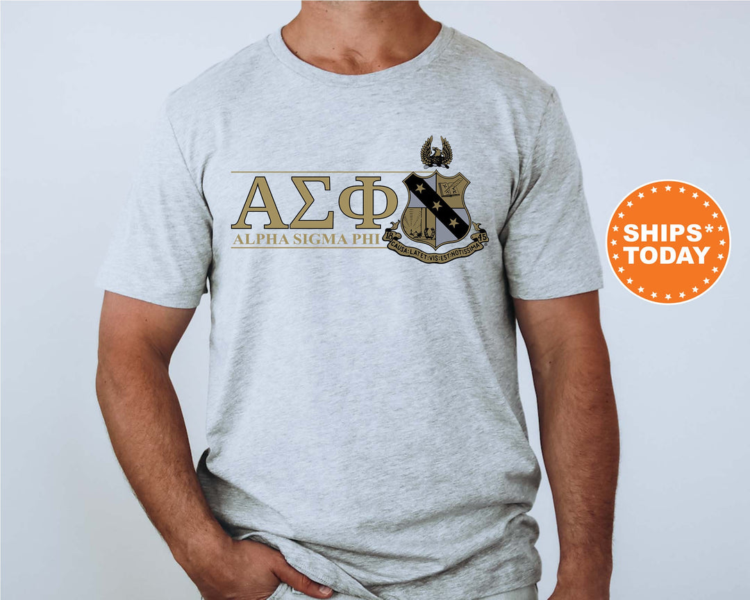 Fratern Alpha Sigma Phi Timeless Symbol Fraternity T-Shirt | Alpha Sig Fratern ...