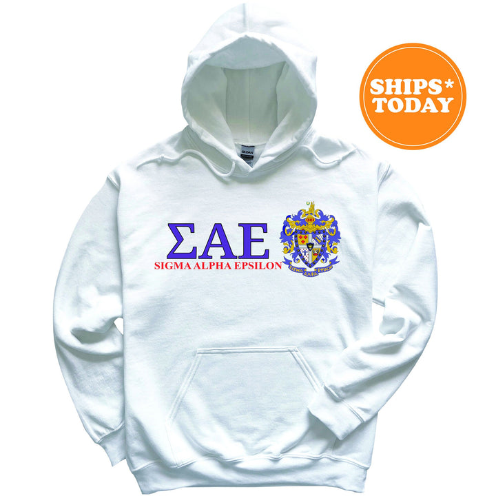 Sigma Alpha Epsilon Timeless Symbol Fraternity Sweatshirt | SAE Fraternity Crest Sweatshirt | College Crewneck | Fraternity Gift