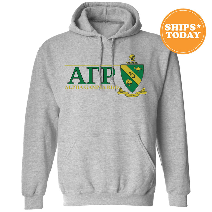 Alpha Gamma Rho Timeless Symbol Fraternity Sweatshirt | AGR Fraternity Crest Sweatshirt | College Crewneck | Fraternity Gift