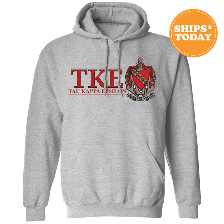Tau Kappa Epsilon Timeless Symbol Fraternity Sweatshirt | TKE Fraternity Crest Sweatshirt | College Crewneck | TEKE Fraternity Gift _ 10069g