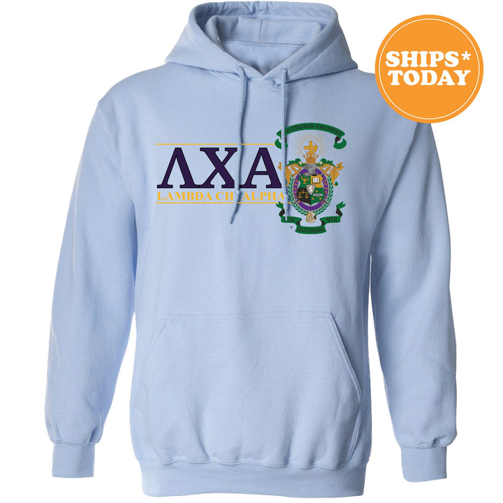 Lambda Chi Alpha Timeless Symbol Fraternity Sweatshirt | Lambda Chi Fraternity Crest Sweatshirt | College Apparel | Fraternity Gift _ 10054g