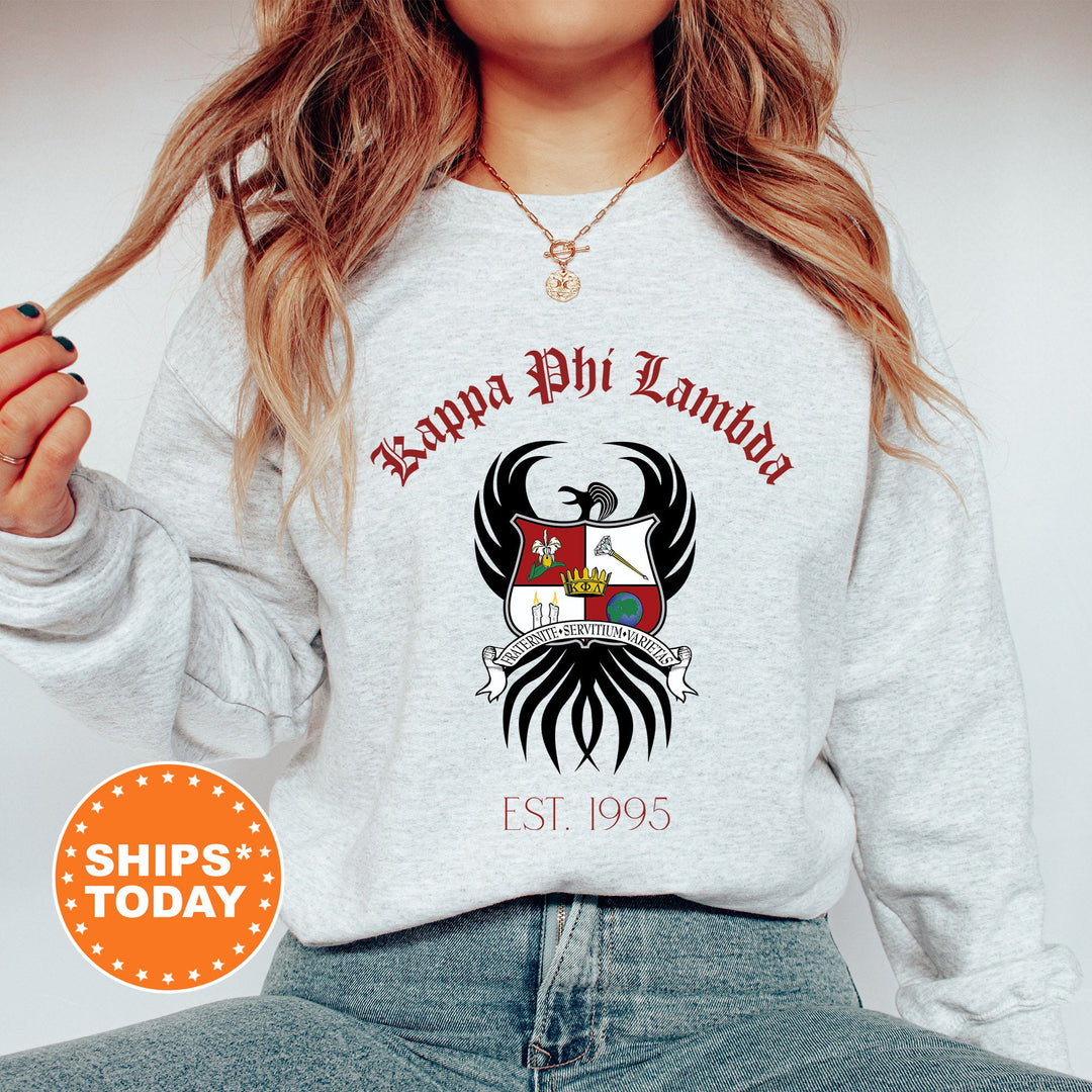 Kappa Phi Lambda Royal Crest Sorority Sweatshirt | Kappas Sweatshirt | KPL Crewneck Sweatshirt | Sorority Gift | Sorority Merch