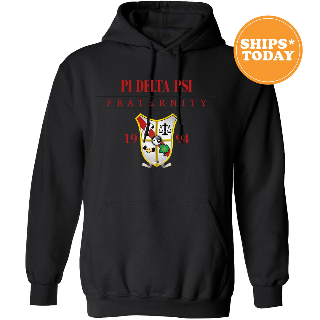 a black hoodie with a picture of a cat on it
