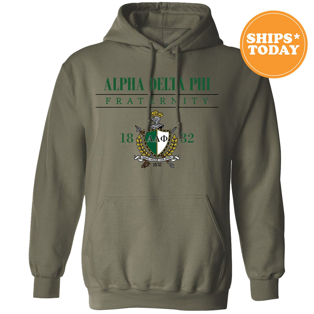 a green and white hoodie with an image of a seal on it
