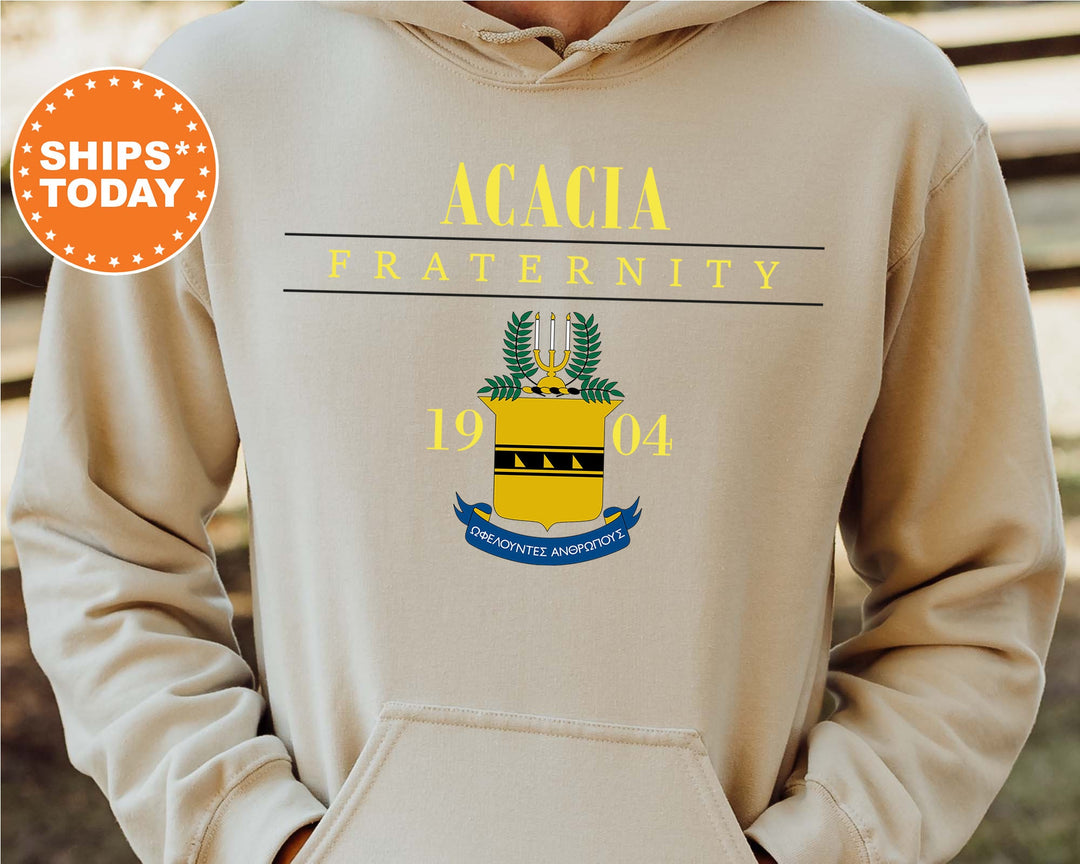 a person wearing a hoodie with a picture of a boat on it