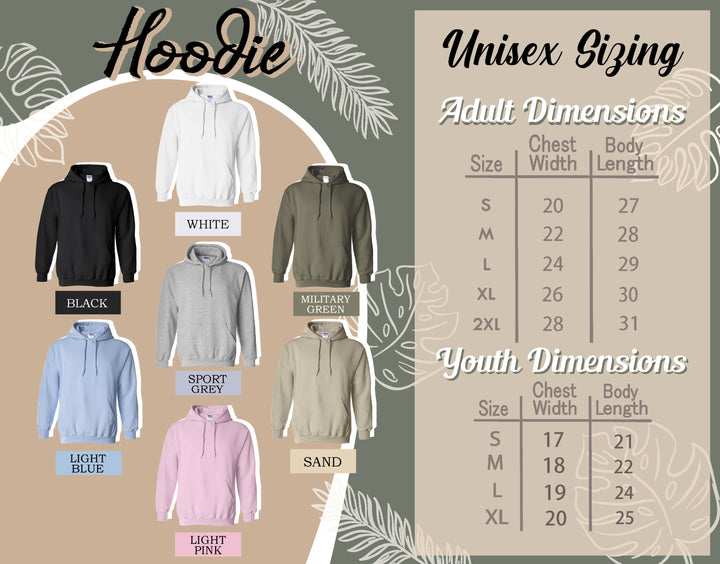 the hoodie sizes guide for men and women