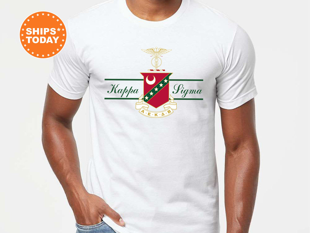 Kappa Sigma Noble Seal Fraternity T-Shirt | Kappa Sig Fraternity Crest Shirt | Rush Pledge Comfort Colors Tee | Fraternity Gift _ 9789g