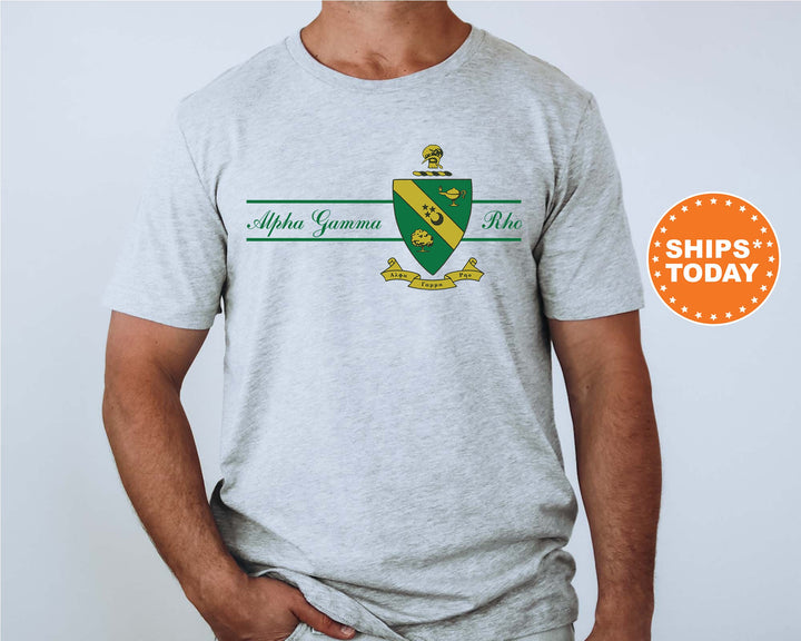 Alpha Gamma Rho Noble Seal Fraternity T-Shirt | AGR Fraternity Crest Shirt | Rush Pledge Comfort Colors Tee | Fraternity Gift _ 9779g