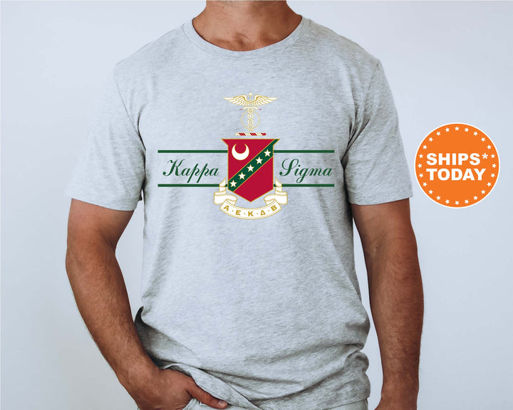 Kappa Sigma Noble Seal Fraternity T-Shirt | Kappa Sig Fraternity Crest Shirt | Rush Pledge Comfort Colors Tee | Fraternity Gift _ 9789g