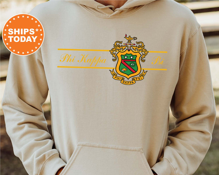 Phi Kappa Psi Noble Seal Fraternity Sweatshirt | Phi Psi Fraternity Crest | Rush Pledge Gift | College Crewneck | Greek Apparel _ 9793g