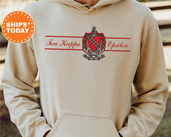 Tau Kappa Epsilon Noble Seal Fraternity Sweatshirt | TKE Fraternity Crest | Rush Pledge Gift | College Crewneck | Greek Apparel _ 9805g