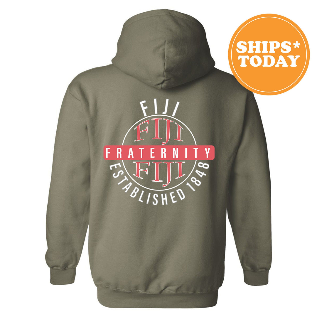 FIJI Fraternal Peaks Fraternity Sweatshirt | Phi Gamma Delta Greek Sweatshirt | Fraternity Bid Day Gift | College Apparel