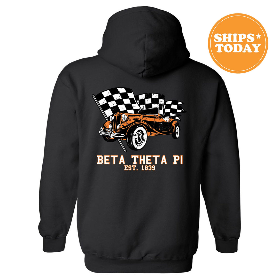 Beta Theta Pi Racer Fraternity Sweatshirt | Beta Greek Sweatshirt | Fraternity Gift | Bid Day Gift | College Apparel | Men Sweatshirt