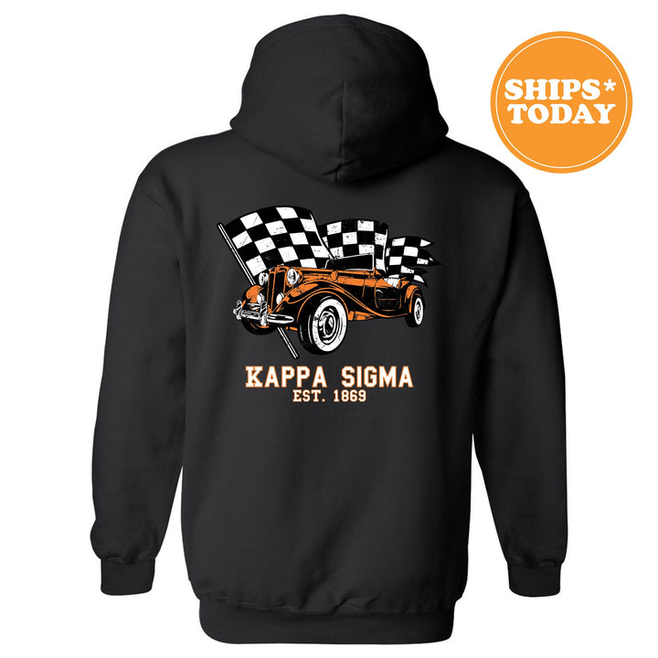 Kappa Sigma Racer Fraternity Sweatshirt | Kappa Sig Greek Sweatshirt | Fraternity Gift | Bid Day Gift | College Apparel | Men Sweatshirt