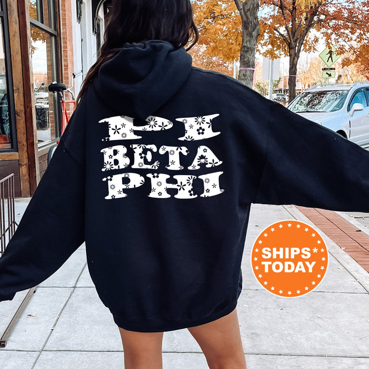 Pi Beta Phi White Floral Sorority Sweatshirt | Pi Phi Floral Crewneck | Big Little Sorority Reveal Gift | Bid Day Basket | Sorority Merch