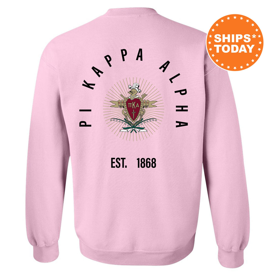 Pi Kappa Alpha Iconic Symbol Fraternity Sweatshirt | PIKE Greek Apparel | Fraternity Initiation Gift | Men Crewneck | College Sweatshirt