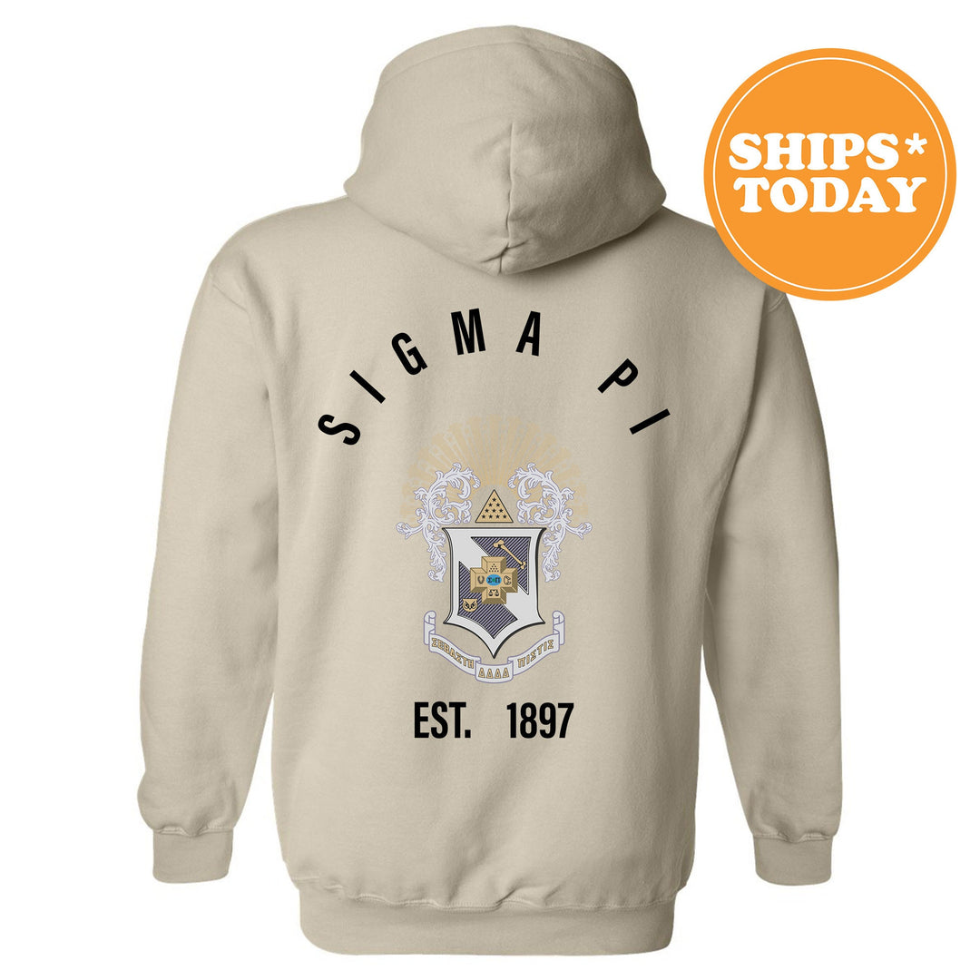 Sigma Pi Iconic Symbol Fraternity Sweatshirt | Sigma Pi Greek Apparel | Fraternity Initiation Gift | Men Crewneck | College Sweatshirt