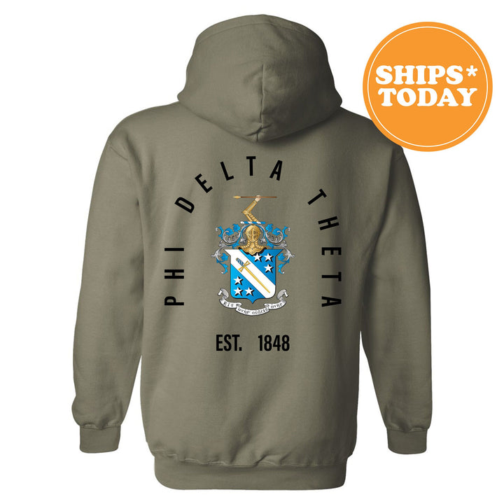 Phi Delta Theta Iconic Symbol Fraternity Sweatshirt | Phi Delt Greek Apparel | Fraternity Bid Day Gift | Men Crewneck | College Sweatshirt