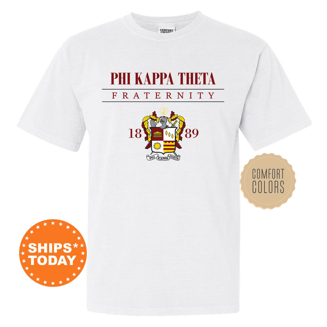 a blue t - shirt with the logo of a fraternity fraternity fraternity fraternity fraternity fraternity