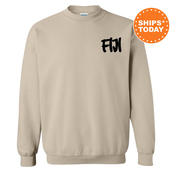 a sweatshirt with the word ffu printed on it