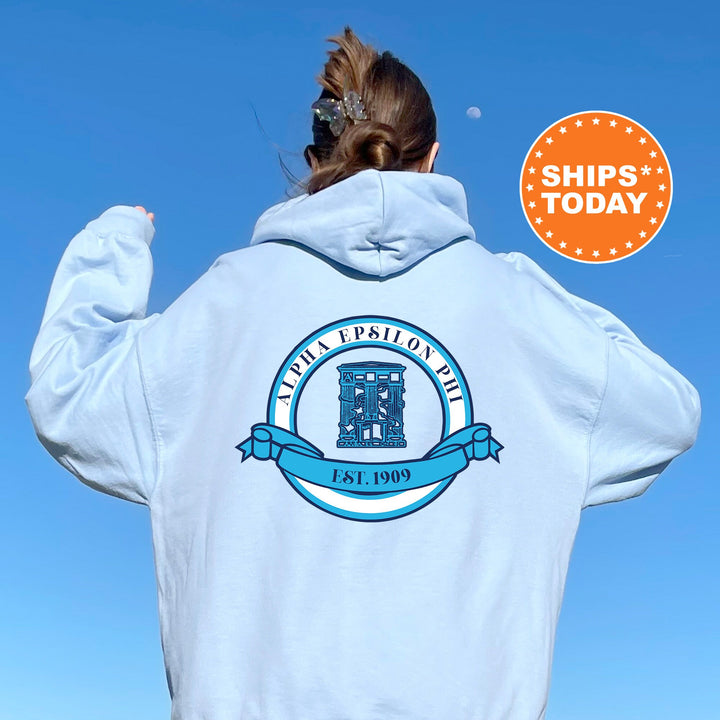 Alpha Epsilon Phi Crestify Sorority Sweatshirt | AEPHI Sorority Crest Crewneck | Big Little Reveal Gift | Sorority Merch | Greek Sweatshirt