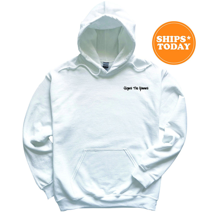 a white hoodie with the words ships today on it