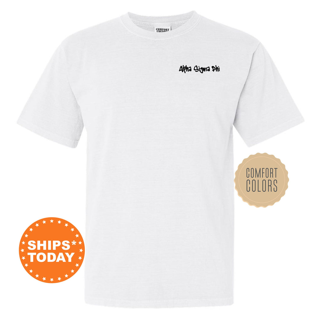 a white t - shirt with the words shop today on it