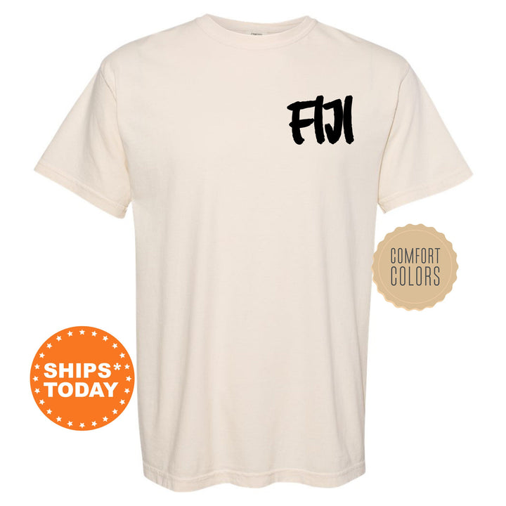 a white t - shirt with the word fn on it