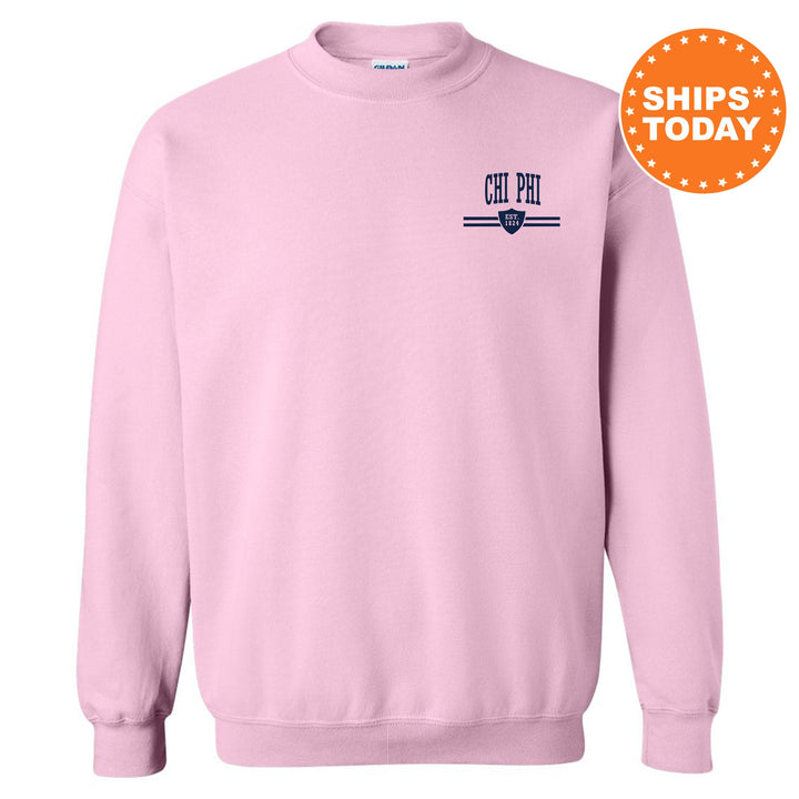 a pink sweatshirt with the words get out on it